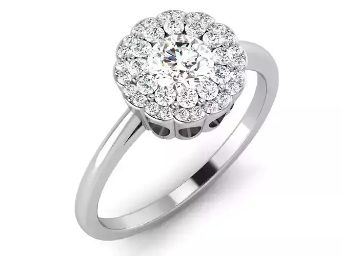 Solitaire ring model