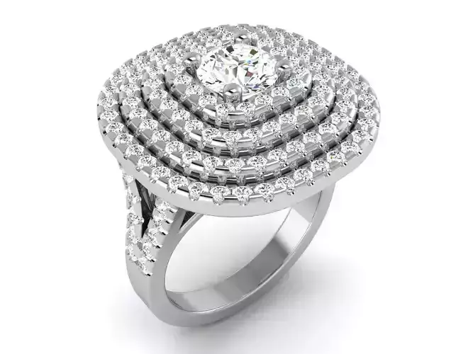 Solitaire ring model