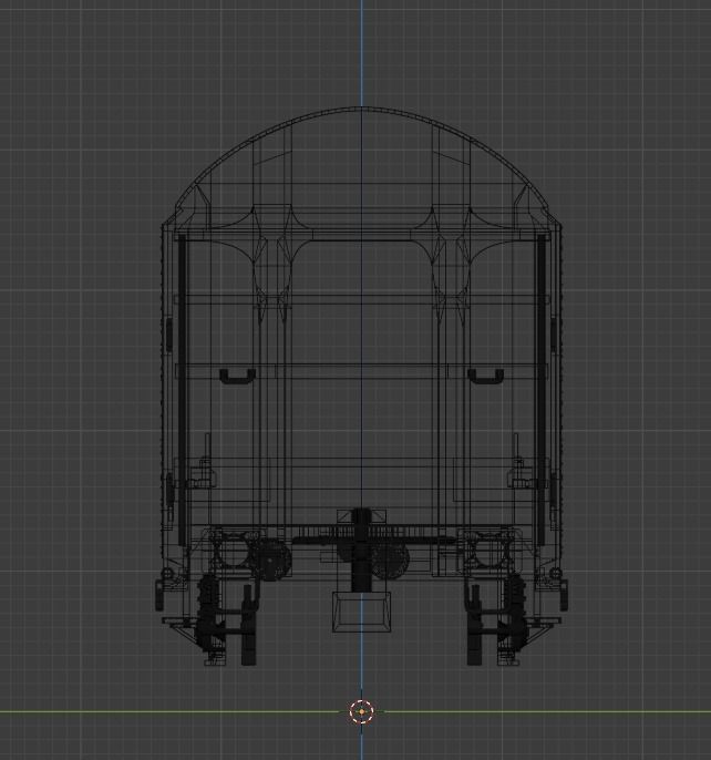 H0 1-87 scale Hbins 302 freight car 3D print model_7