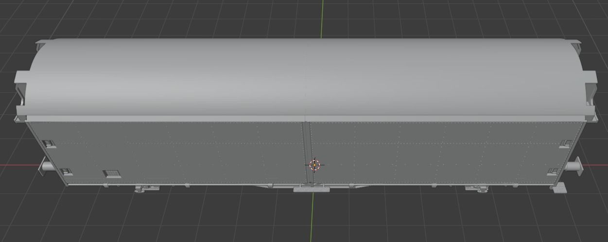 H0 1-87 scale Hbins 302 freight car 3D print model_8