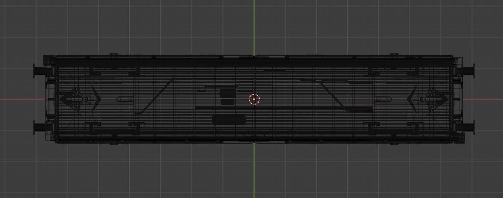 H0 1-87 scale Hbins 302 freight car 3D print model_4