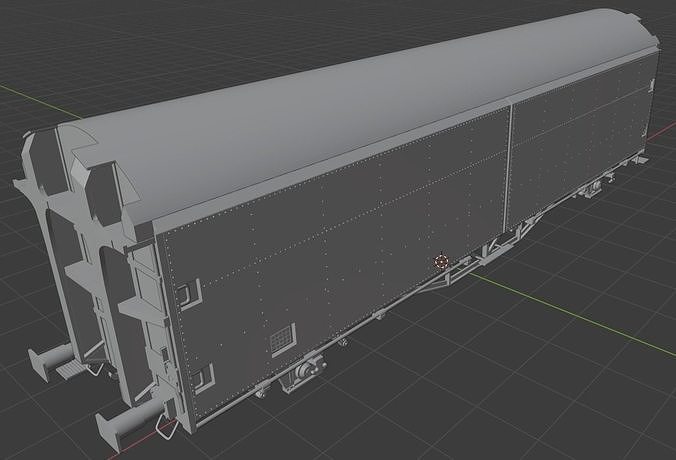 H0 1-87 scale Hbins 302 freight car 3D print model