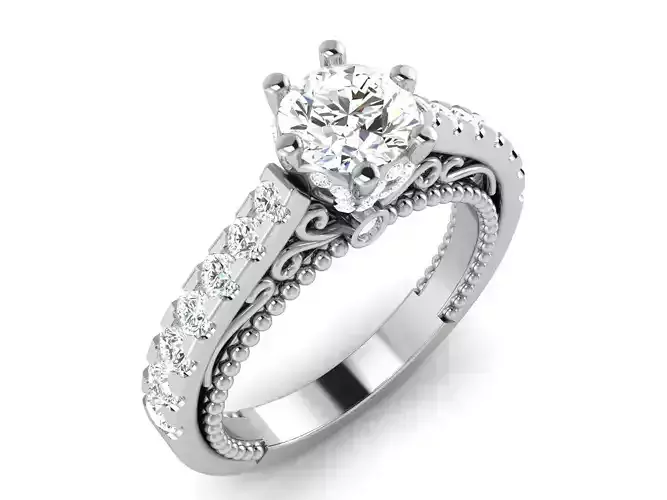 Solitaire ring model