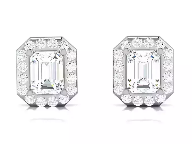 Women earrings 3D print model