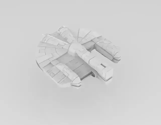 Ebon Hawk - Armada Scale 3D print model