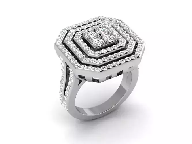 Solitaire ring model