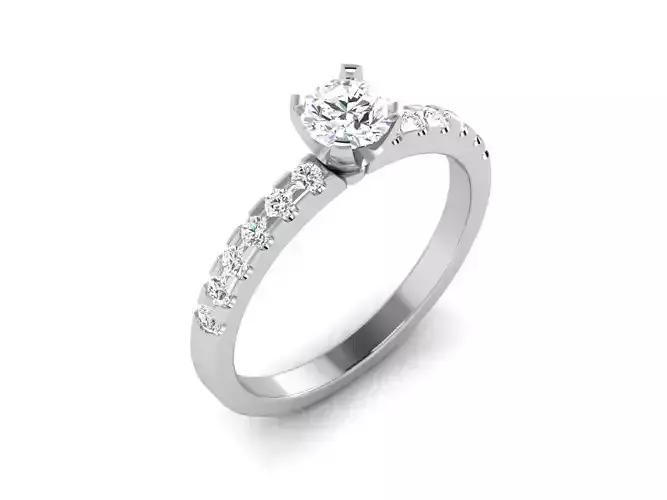 Solitaire ring model