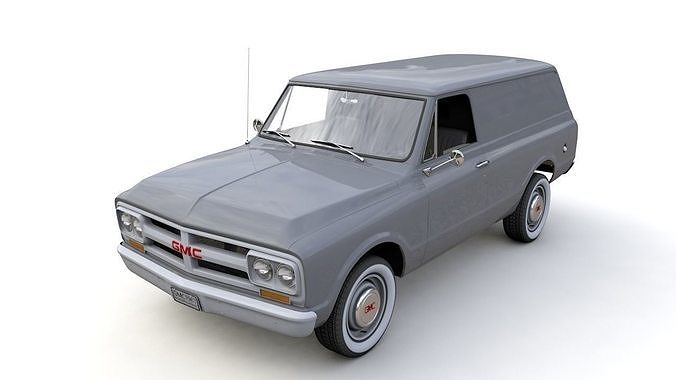 GMC PANEL TRUCK 1967 3D model