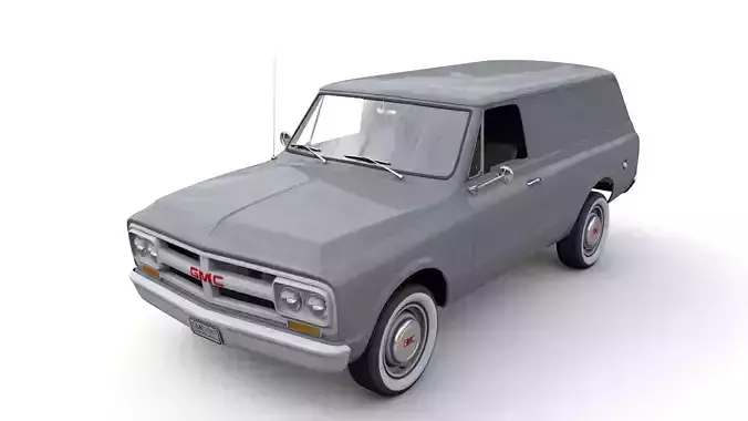 GMC PANEL TRUCK 1967 3D model