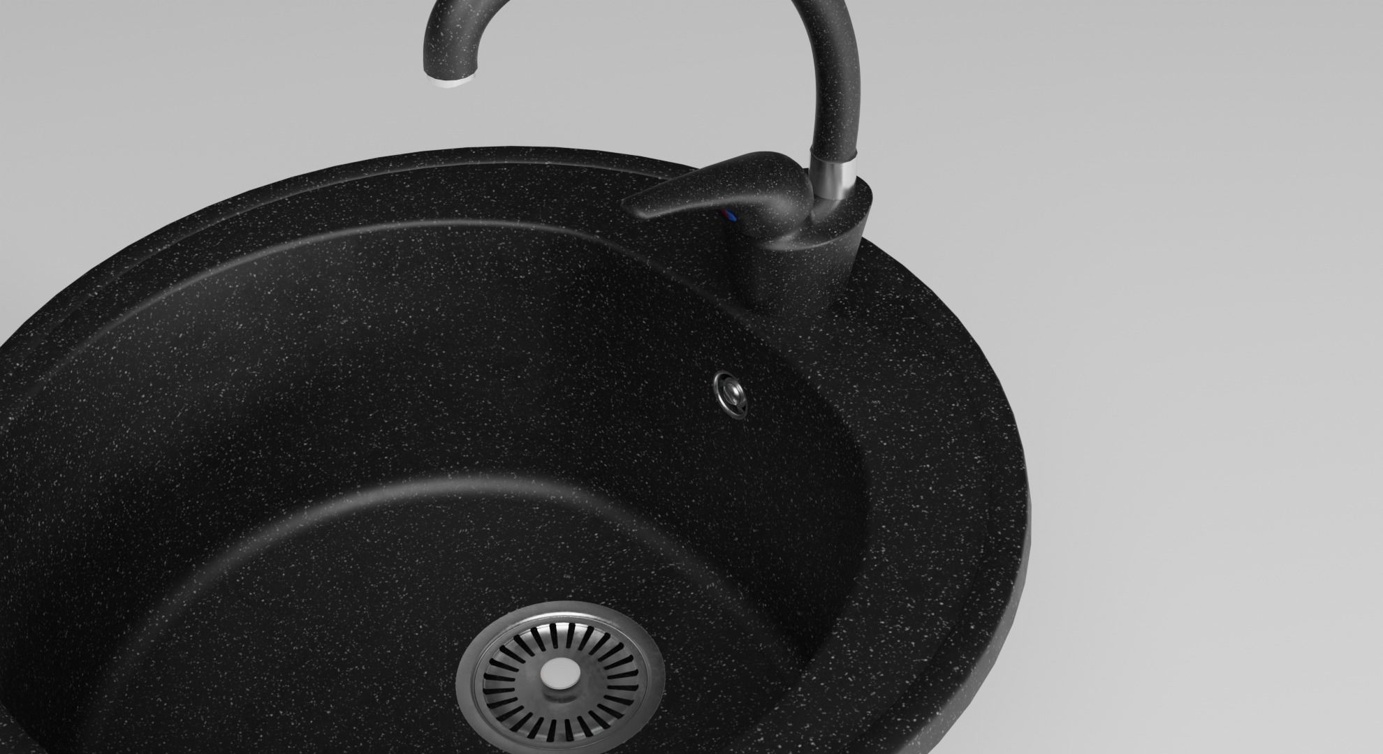 Kitchen Sink Low-poly 3D model_3