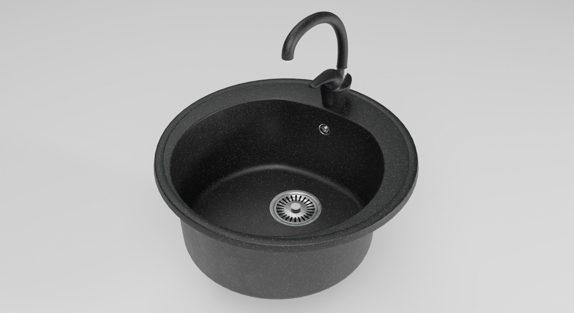 Kitchen Sink Low-poly 3D model_0