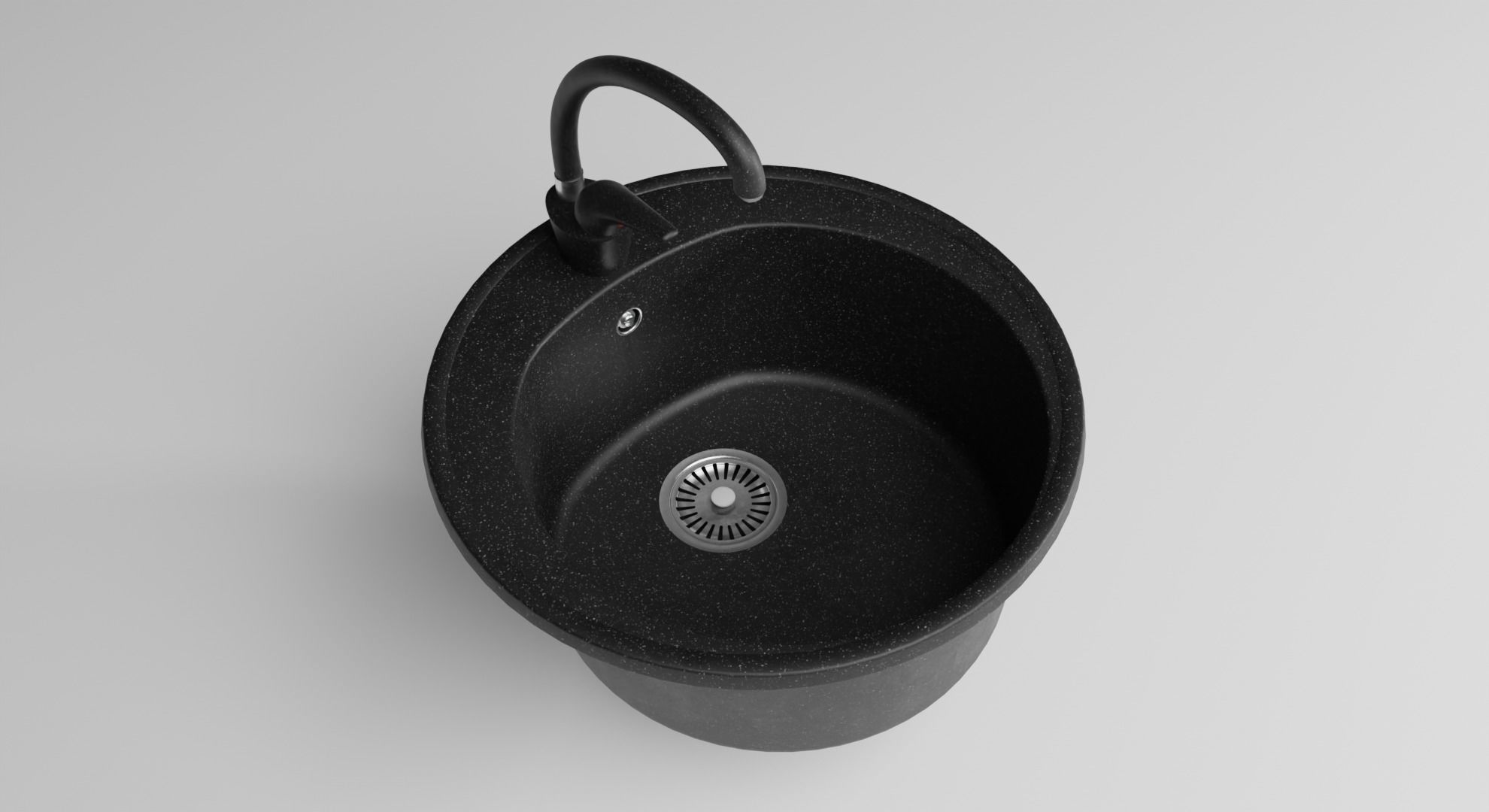 Kitchen Sink Low-poly 3D model_1