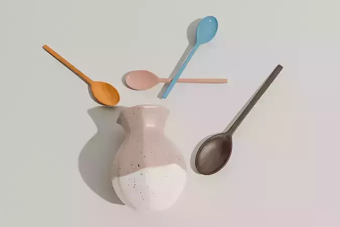 Retro Kitchen Spoon Set