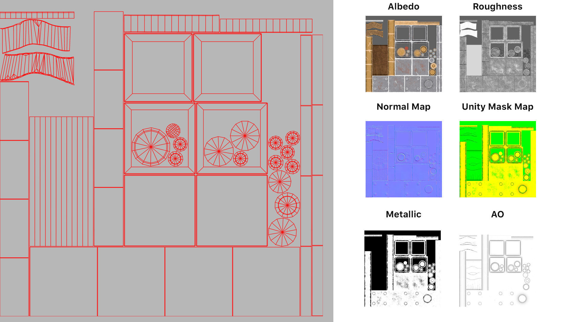 Fantasy Hammer Low-poly 3D model_11