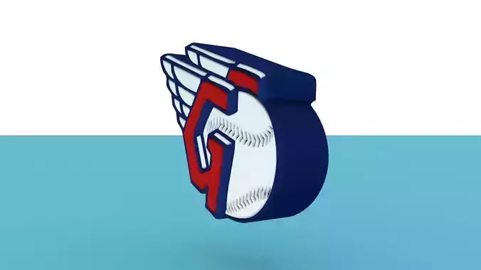 Cleveland Guardians New Team Logo 3D model