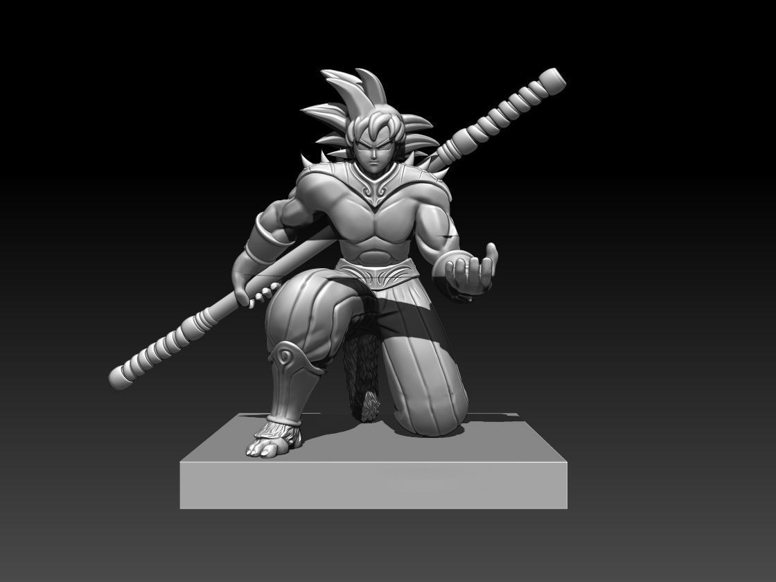 songoku- wukong  3D print model_1