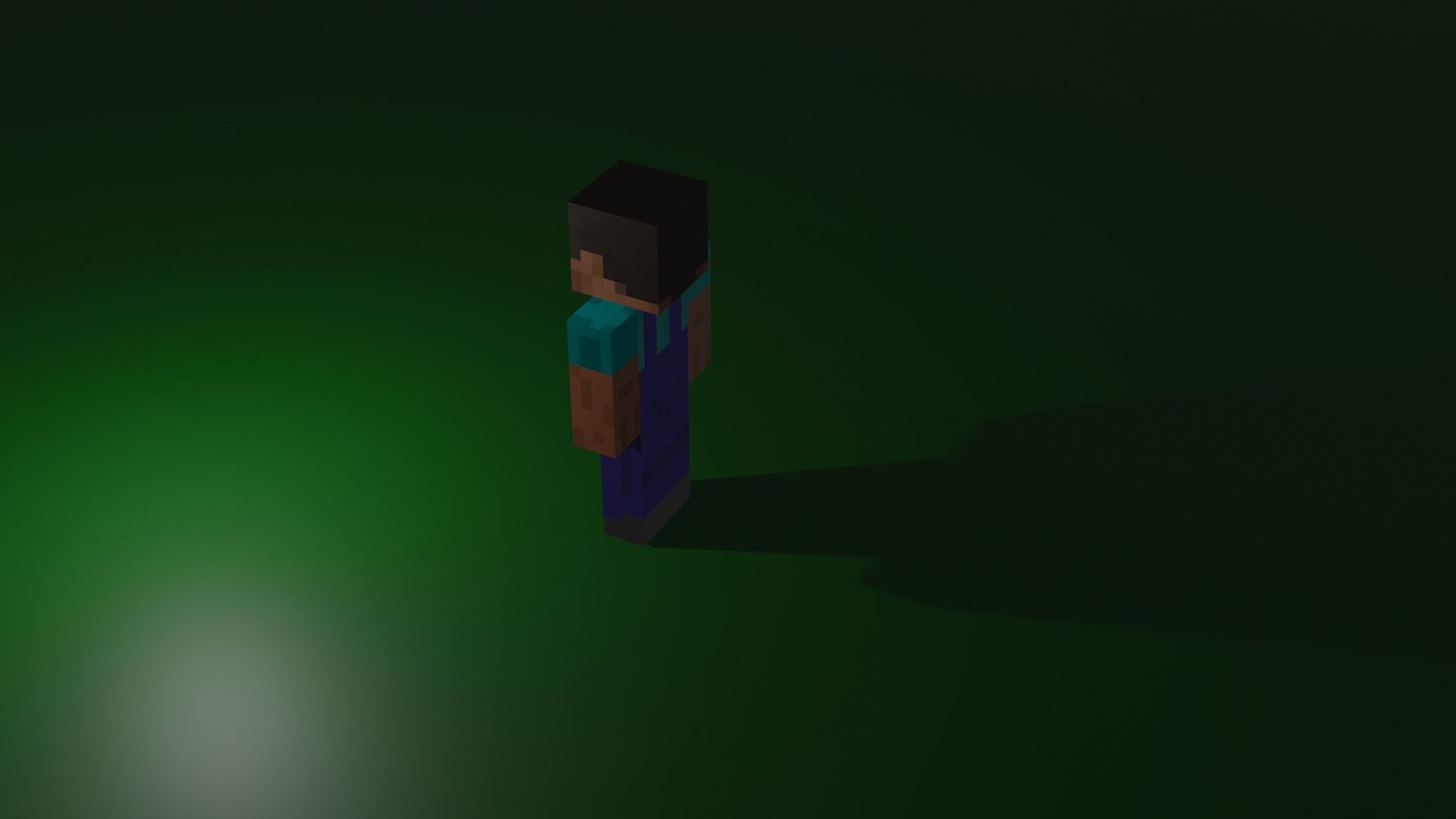 Steve 3D minecraft character Free 3D model_2