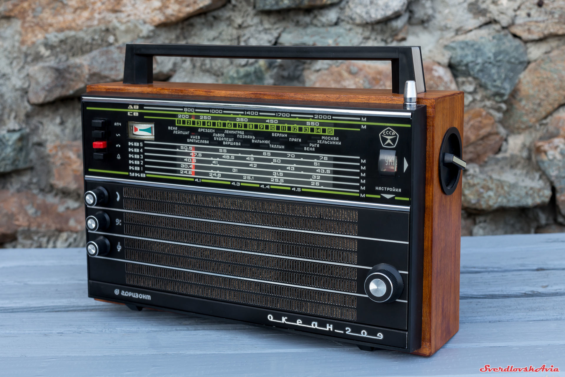 Soviet Radio Ocean-209 Low-poly 3D model_9