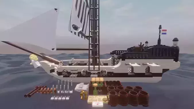 LEGO - FRENCH SLOOP - PETITE LIBERTE - Rogue Film Productions