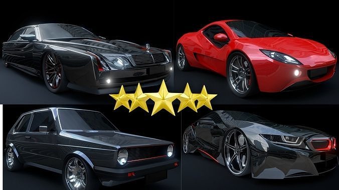 Cars Pack 01 3D model