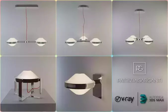VELASCA LIGHT COLLECTION OF PATRIZIA GARGANTI 3D Model