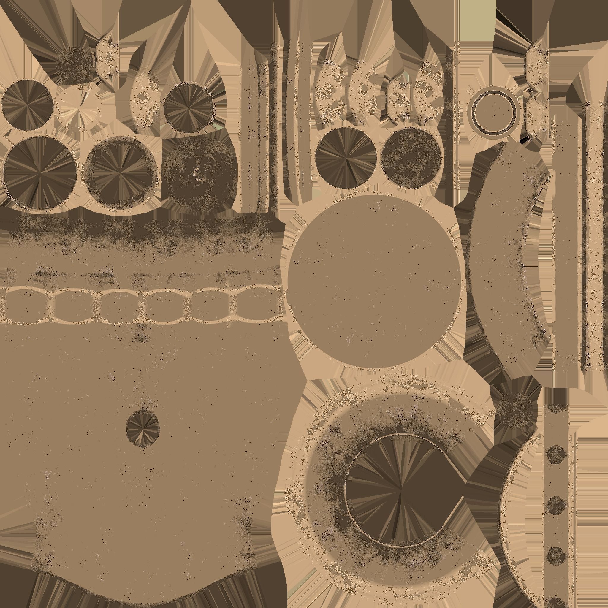 Golden Faucet 3D model_10