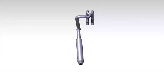 Exaust medical device with metal handle