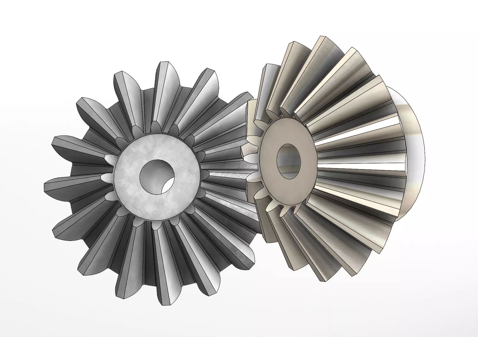 Bevel Gear 3D print model_0