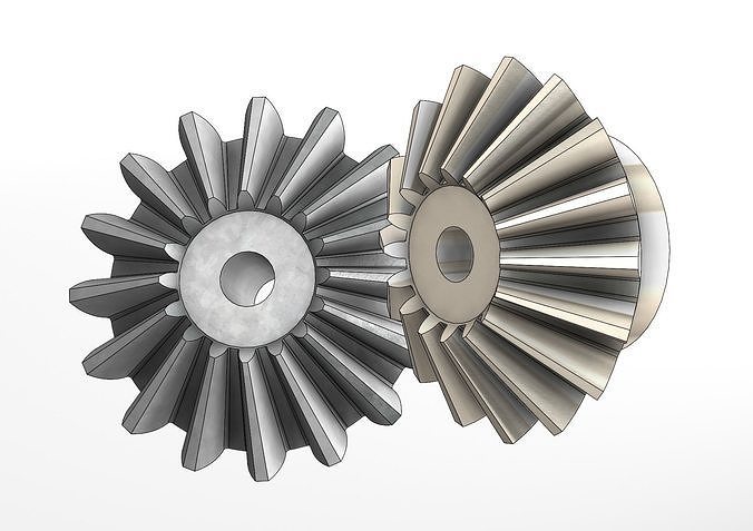 Bevel Gear 3D print model