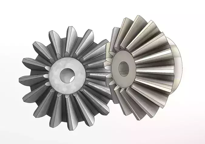 Bevel Gear 3D print model