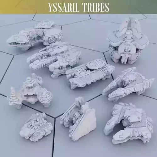 Twilight Imperium ships Yssaril Tribes 3D print model