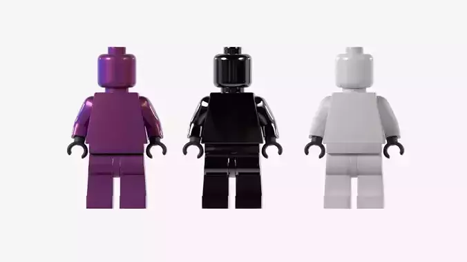 LEGO standard minifigure 3D model