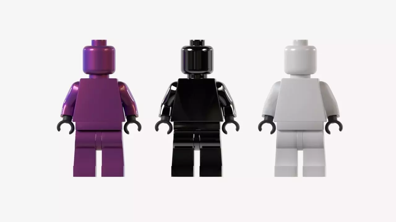 LEGO standard minifigure 3D model 3D model
