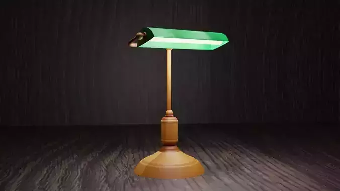 Lamp Lowpoly desk