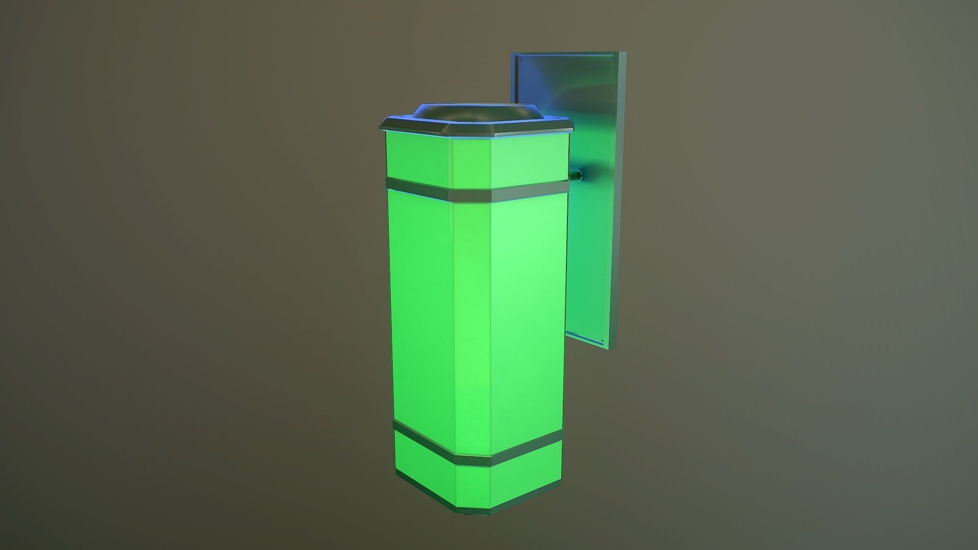  Interior Lamp Low-poly 3D model_2
