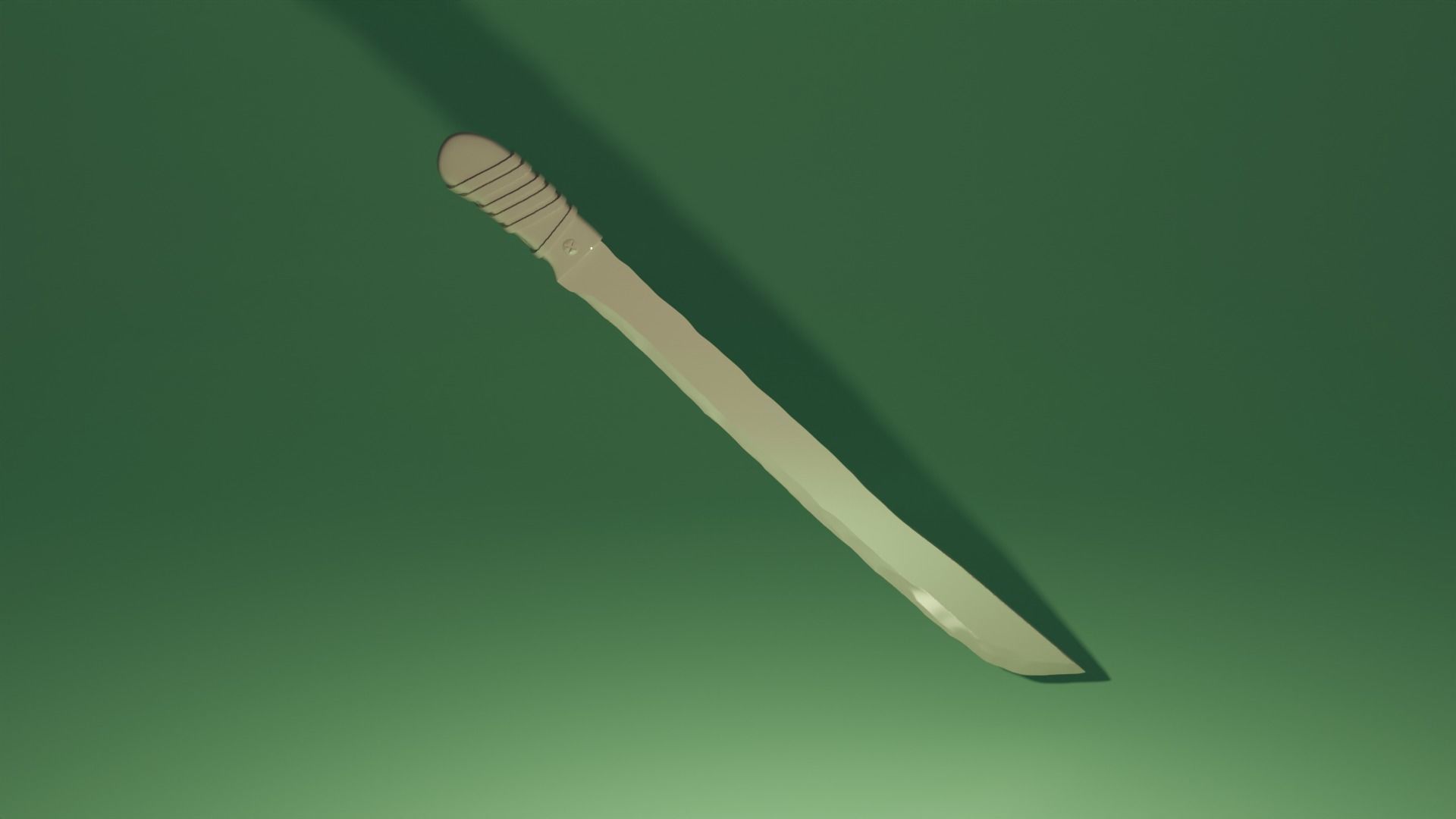 Machete for 3D printing 3D print model_3
