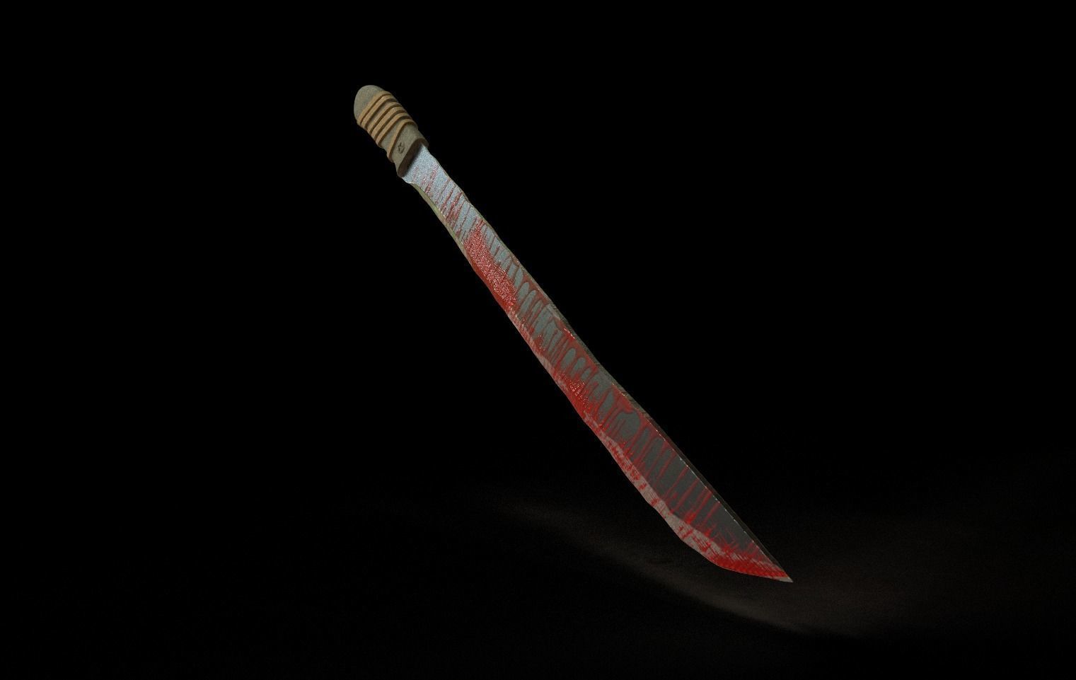 Machete for 3D printing 3D print model_1