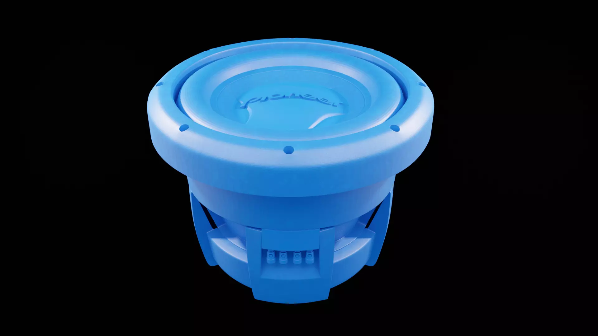 3D Speaker Woofer 05 Print 3d - Blender 3d 3D print model