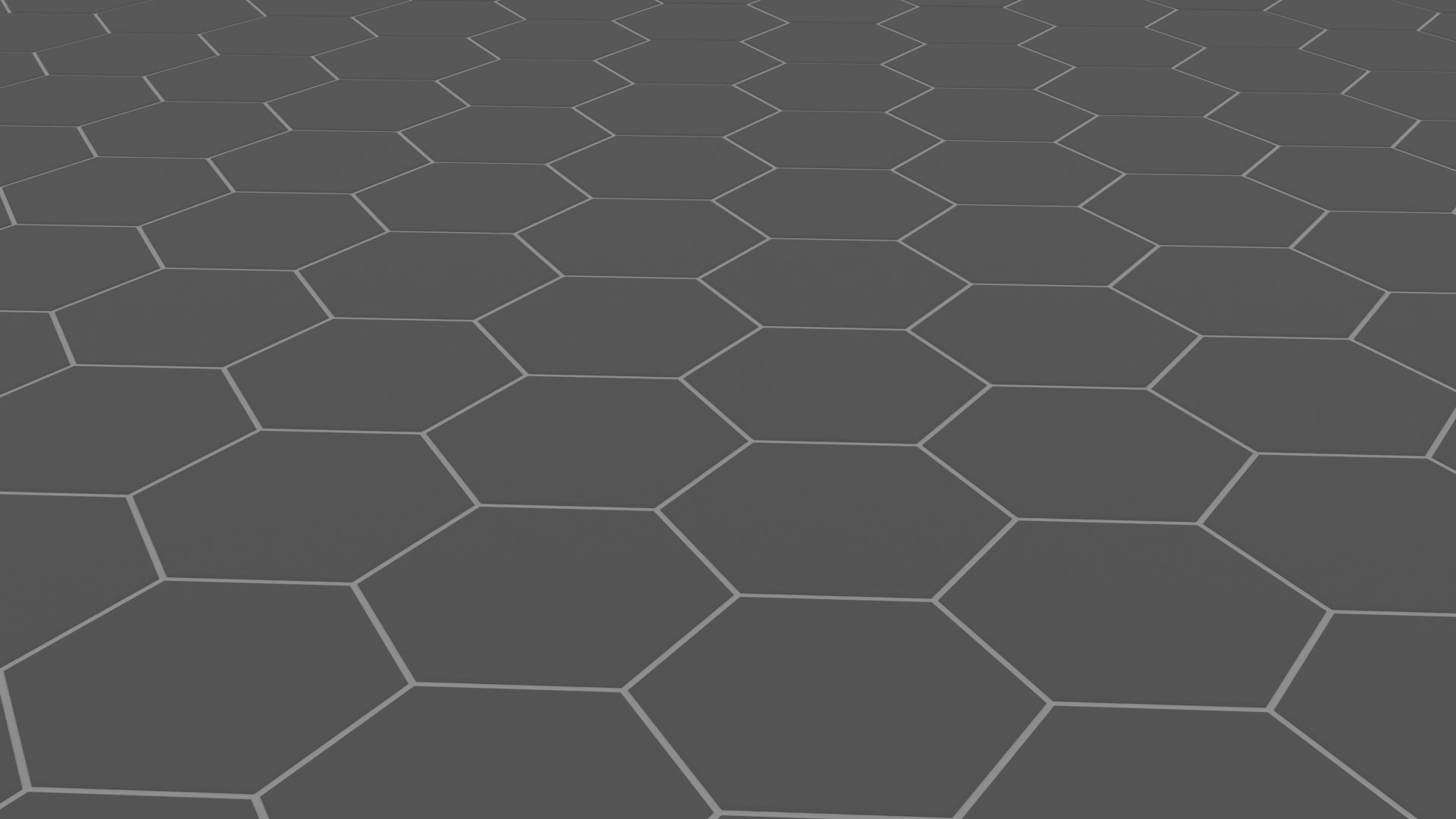 Futuristic Sci-Fi Hexagonal Tiles Floor Low-poly 3D model_4
