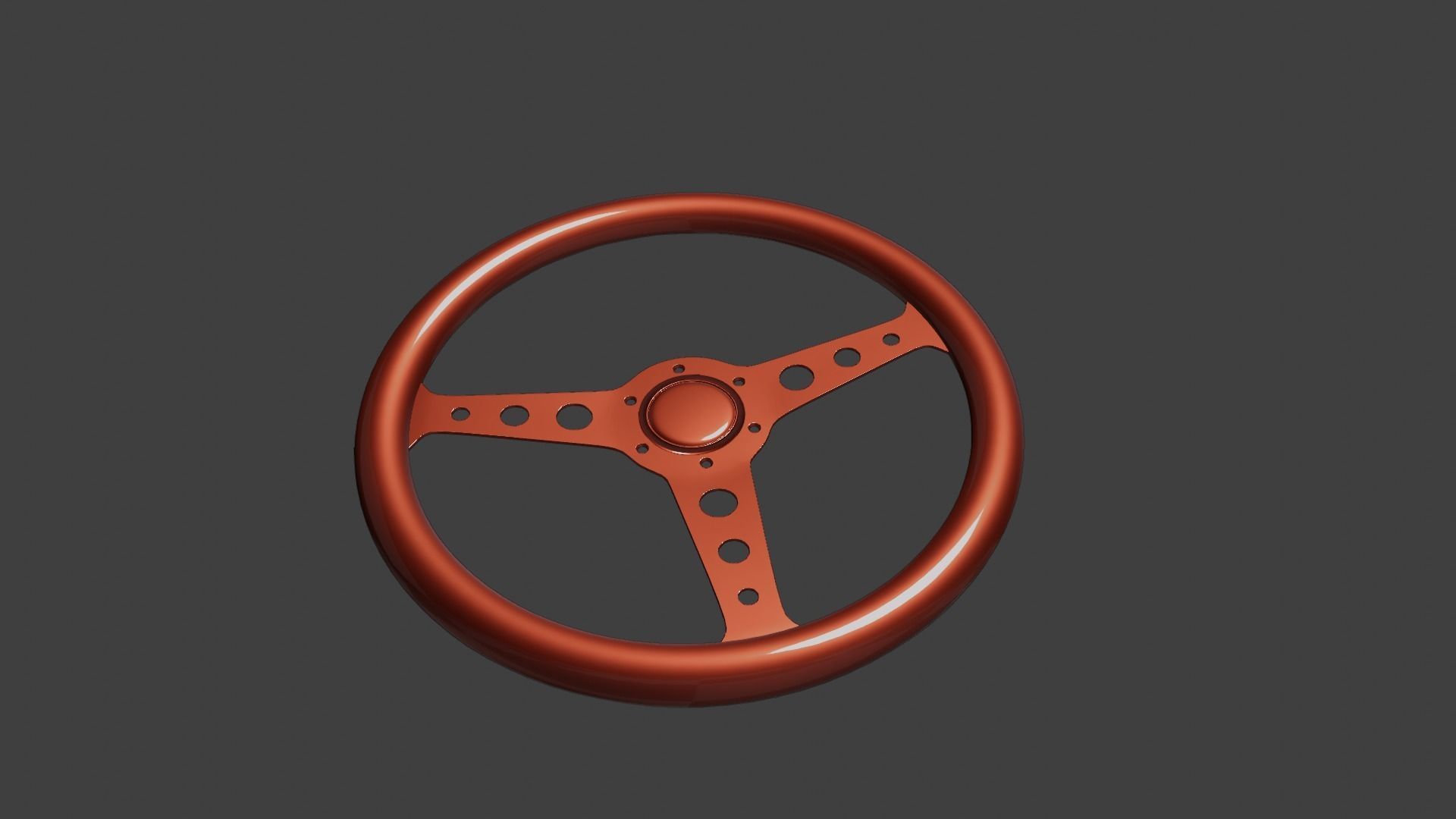 MOMO Wooden Indy Heritage Wheel 3D model_7