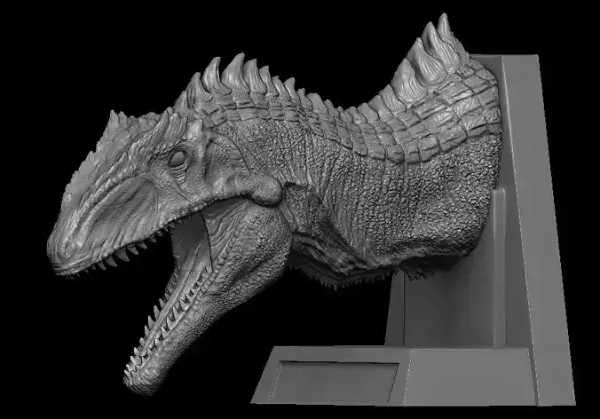 Jurassic world Dominion Giganotosaurus head bust