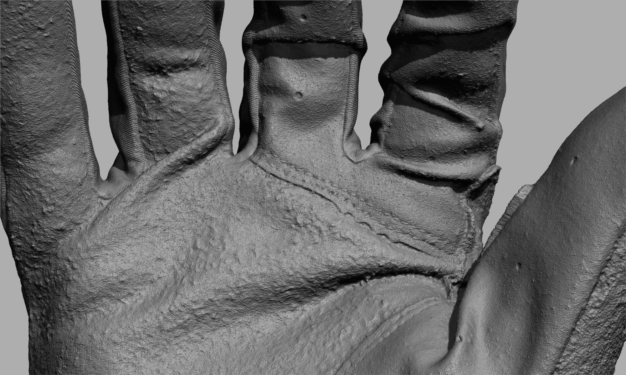 Tactical Gloves 034 Low-poly 3D model_16