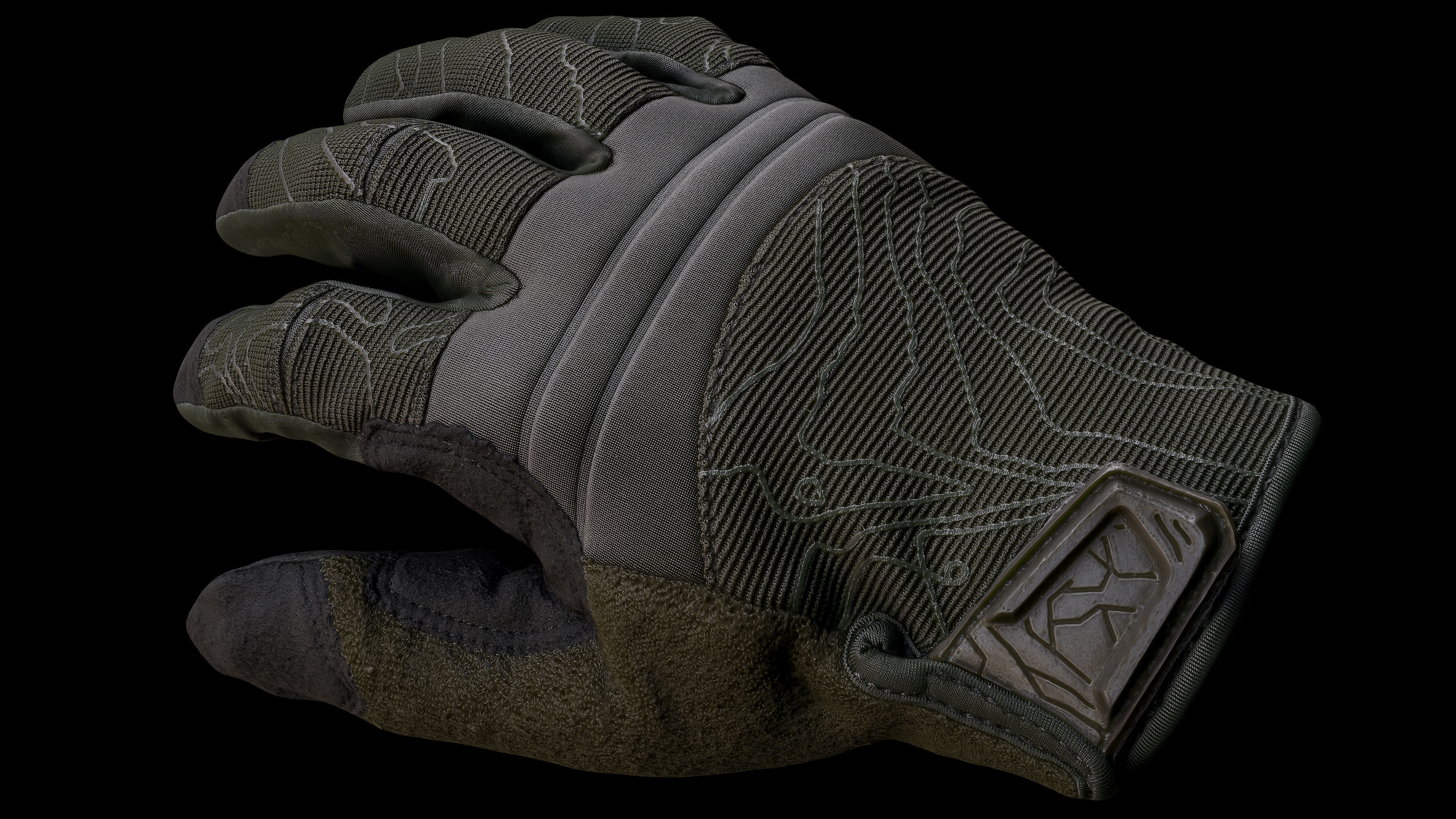Tactical Gloves 034 Low-poly 3D model_11