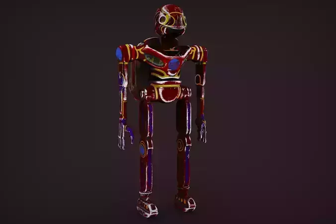 ROBOT L99 PBR GAME READY 3D model