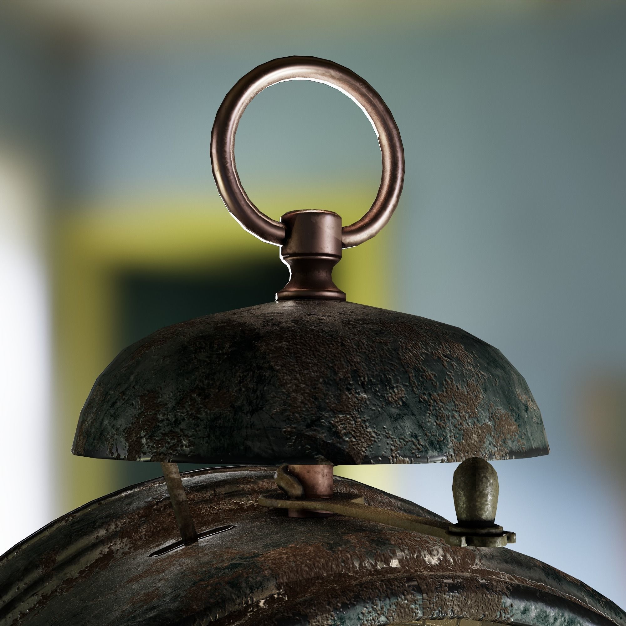 Stylized Clock USSR 1969 Atomic Heart Low-poly 3D model_1