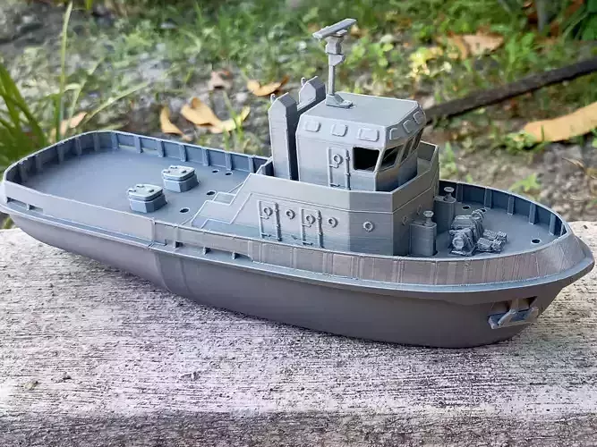 tugboat miniature 3D print model