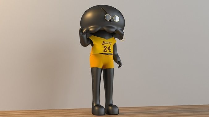 A lovely anthropomorphic jellyfish model Free 3D model