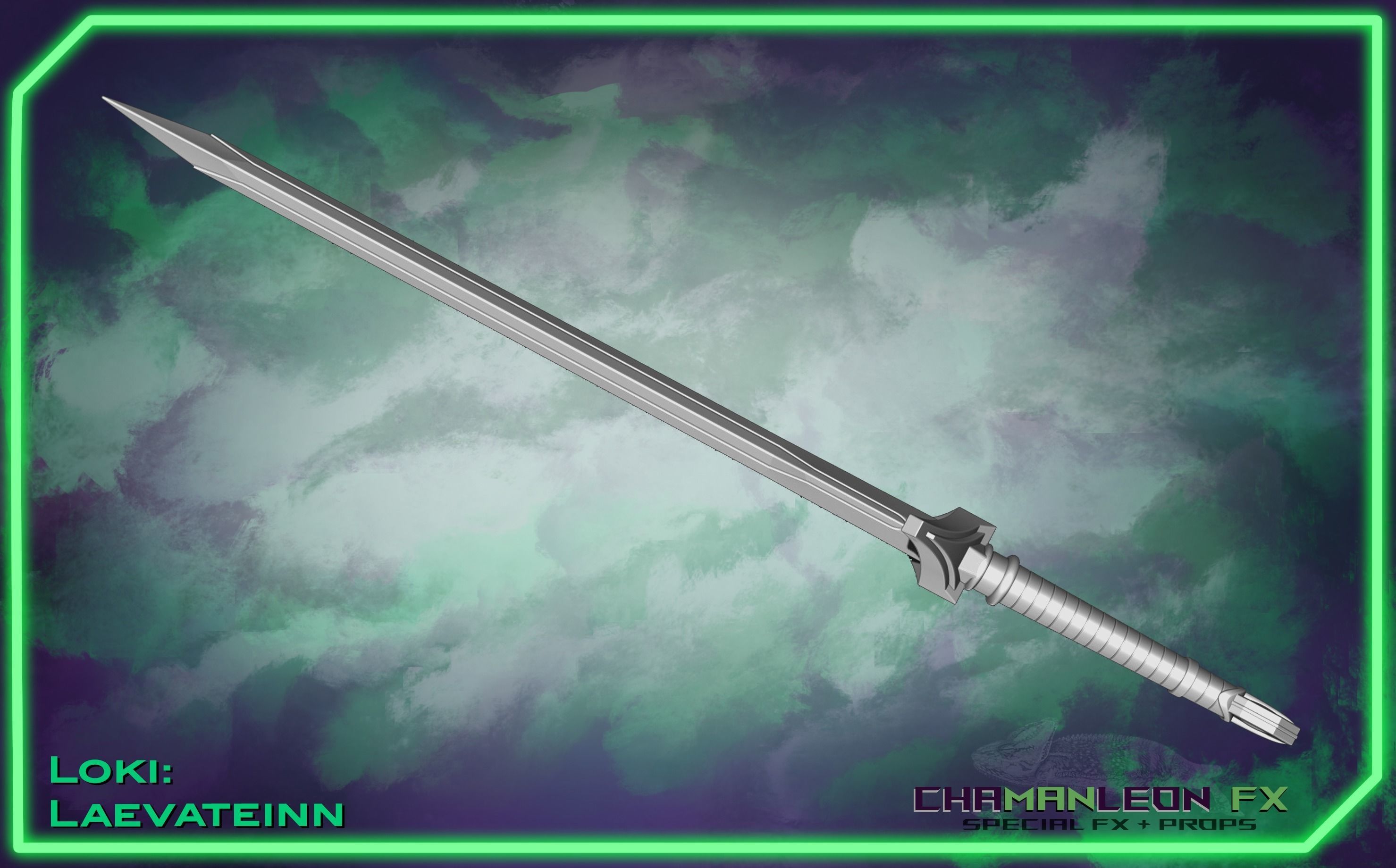 Loki Laevateinn Kid Loki Sword Cosplay 3D print model_8