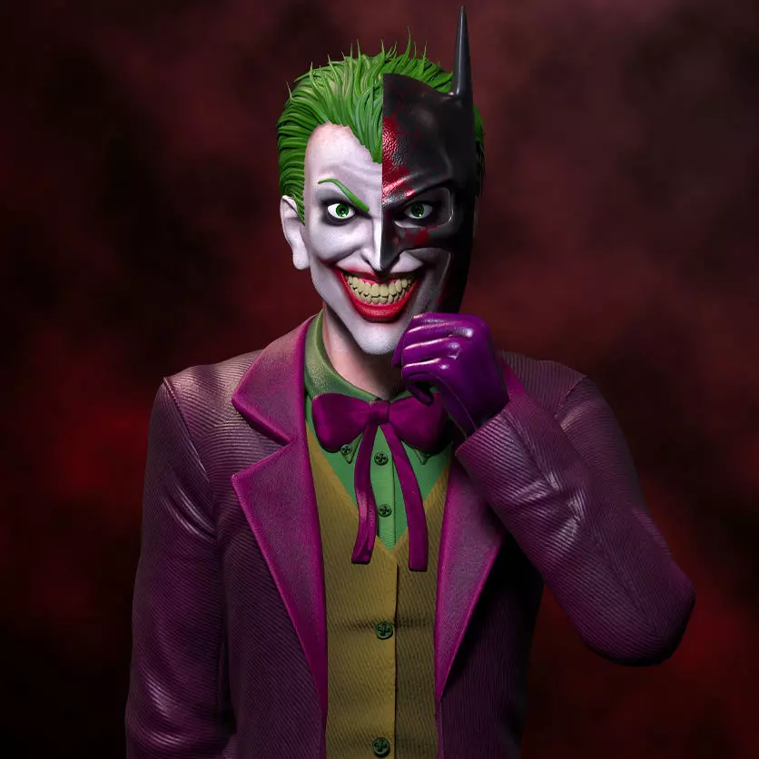FANART Joker Batmask - Bust 3D print model