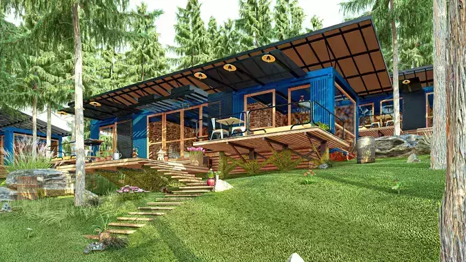 LUMION SCENE CONTAINER 13 Free 3D model